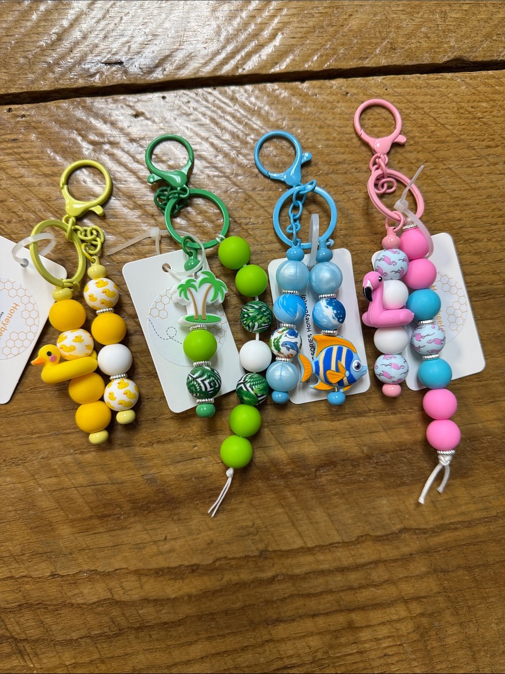 Honeybee(d) silicone Keychains